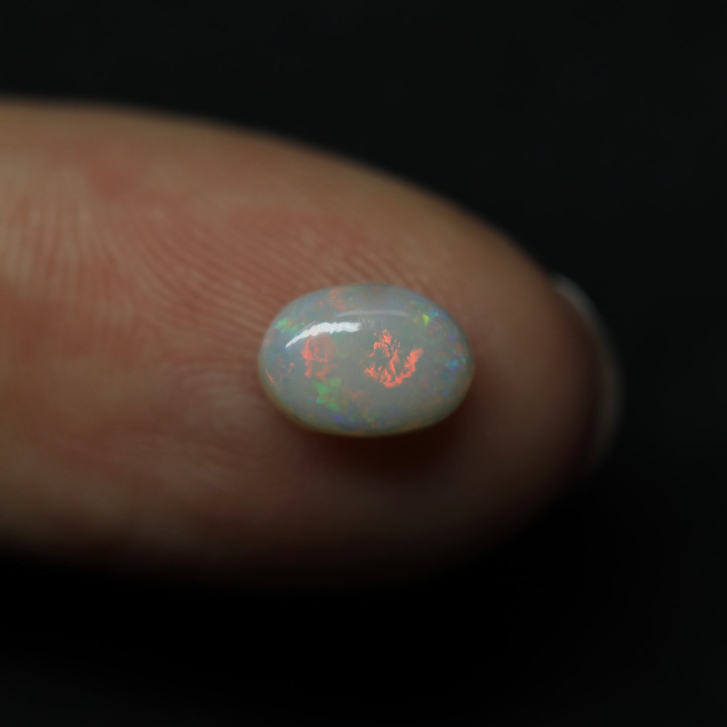 White Opal From Lightning Ridge, Australia