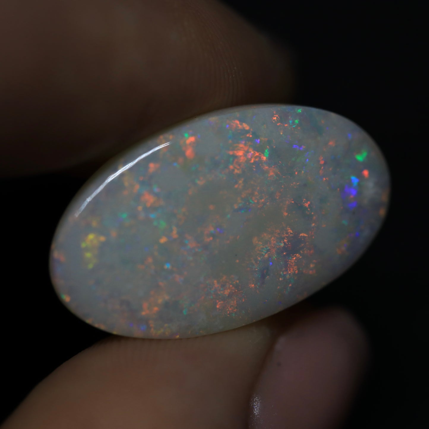 White Opal Double Sided from Coober Pedy, Australia