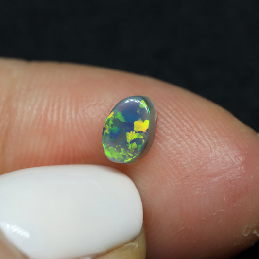 Black Crystal Opal From Lightning Ridge, Australia