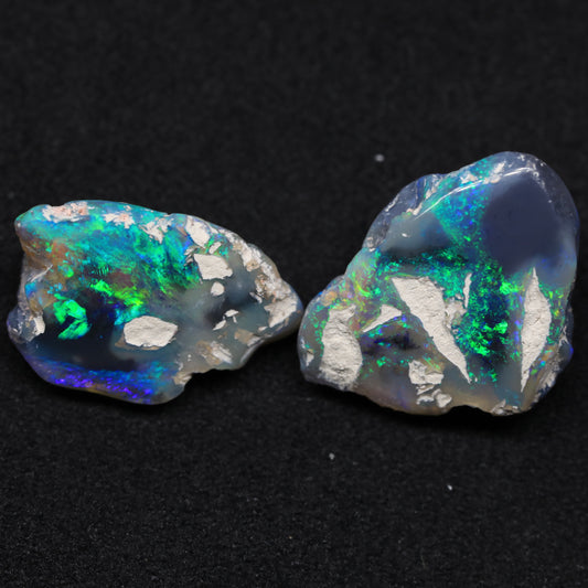 Black Opal Nobby Specimen From Lightning Ridge, Australia