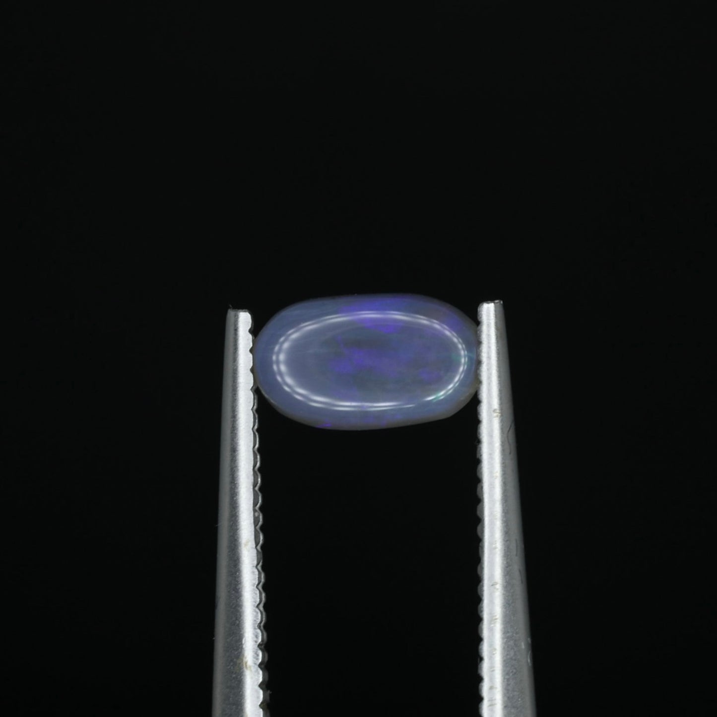 Dark Crystal Opal From Lightning Ridge, Australia