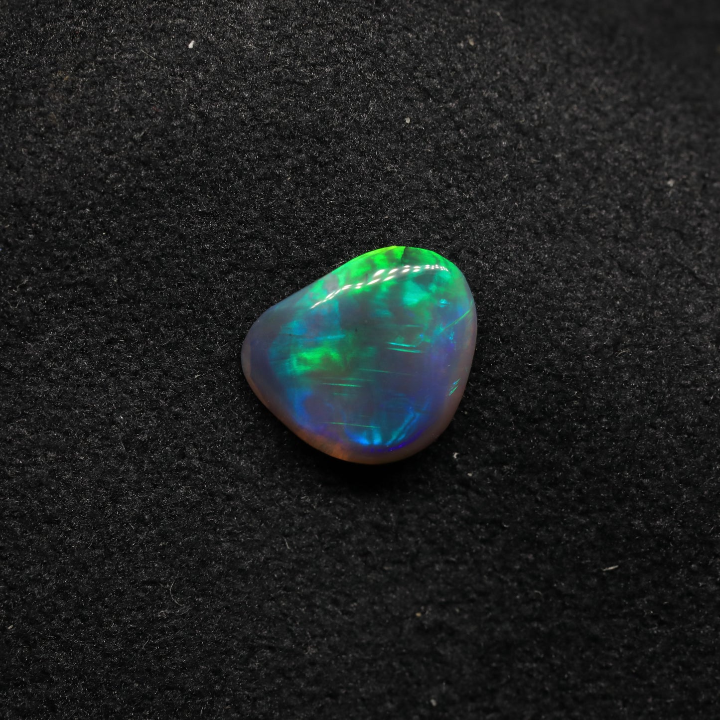 Black Crystal Opal From Lightning Ridge, Australia