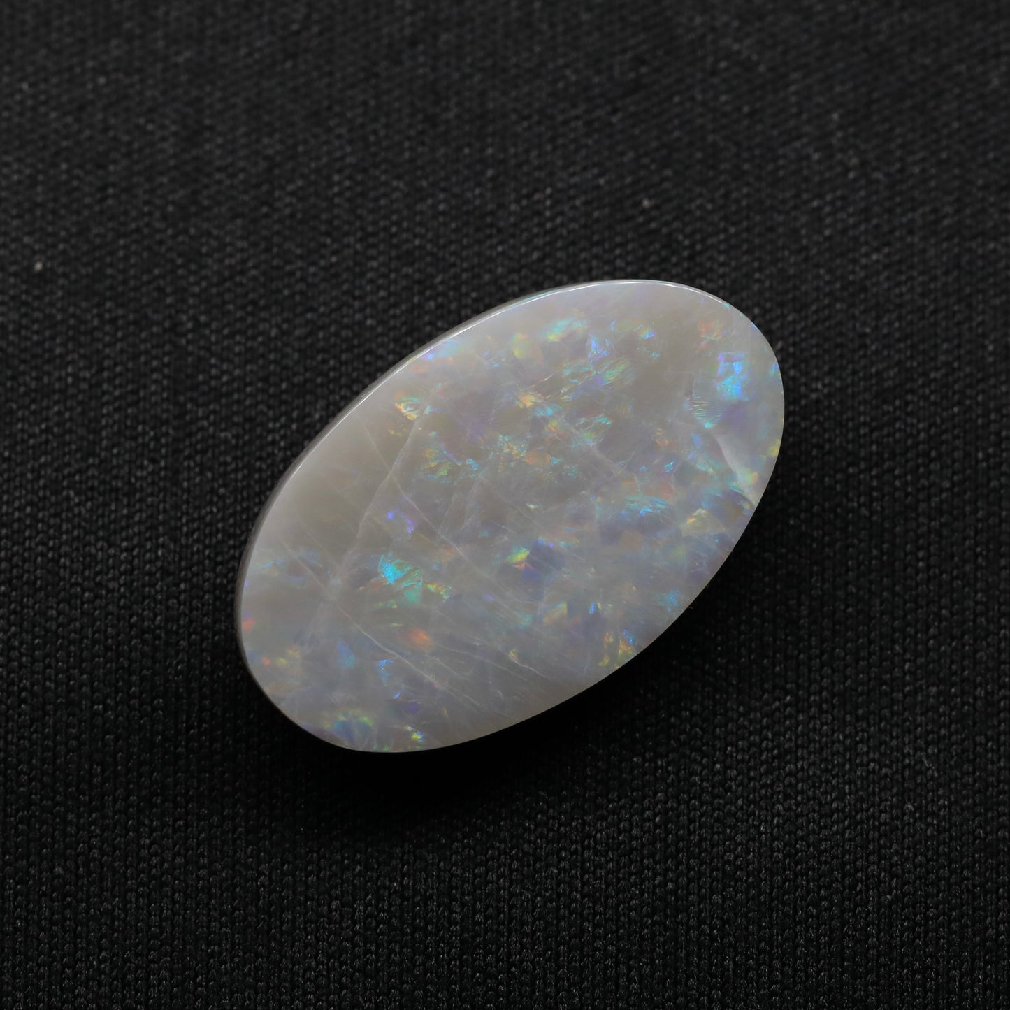 Dark Opal with Ribbon Pattern from Lightning Ridge, Australia