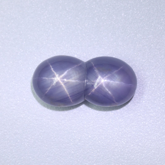 Unique Violet “Lavender” Twin Star Sapphire From Sri Lanka
