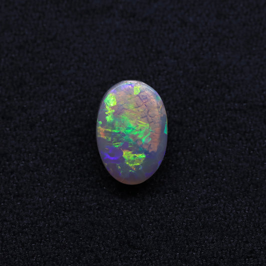 Dark Crystal Opal From Lightning Ridge, Australia