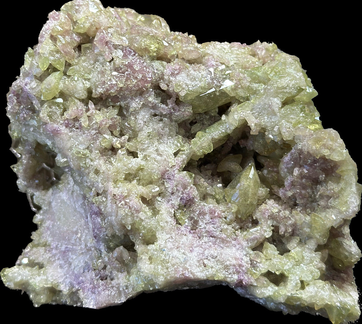 Sparkly Vesuvianite Crystal Mineral Specimen From Jeffrey Mine