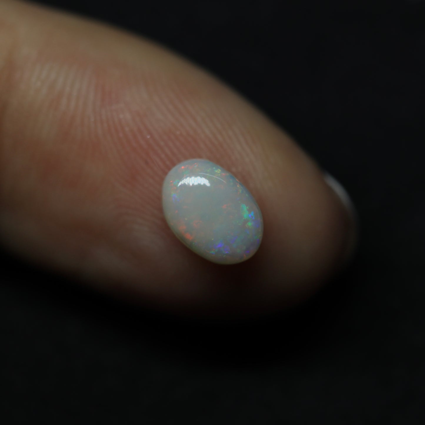 White Opal From Lightning Ridge, Australia