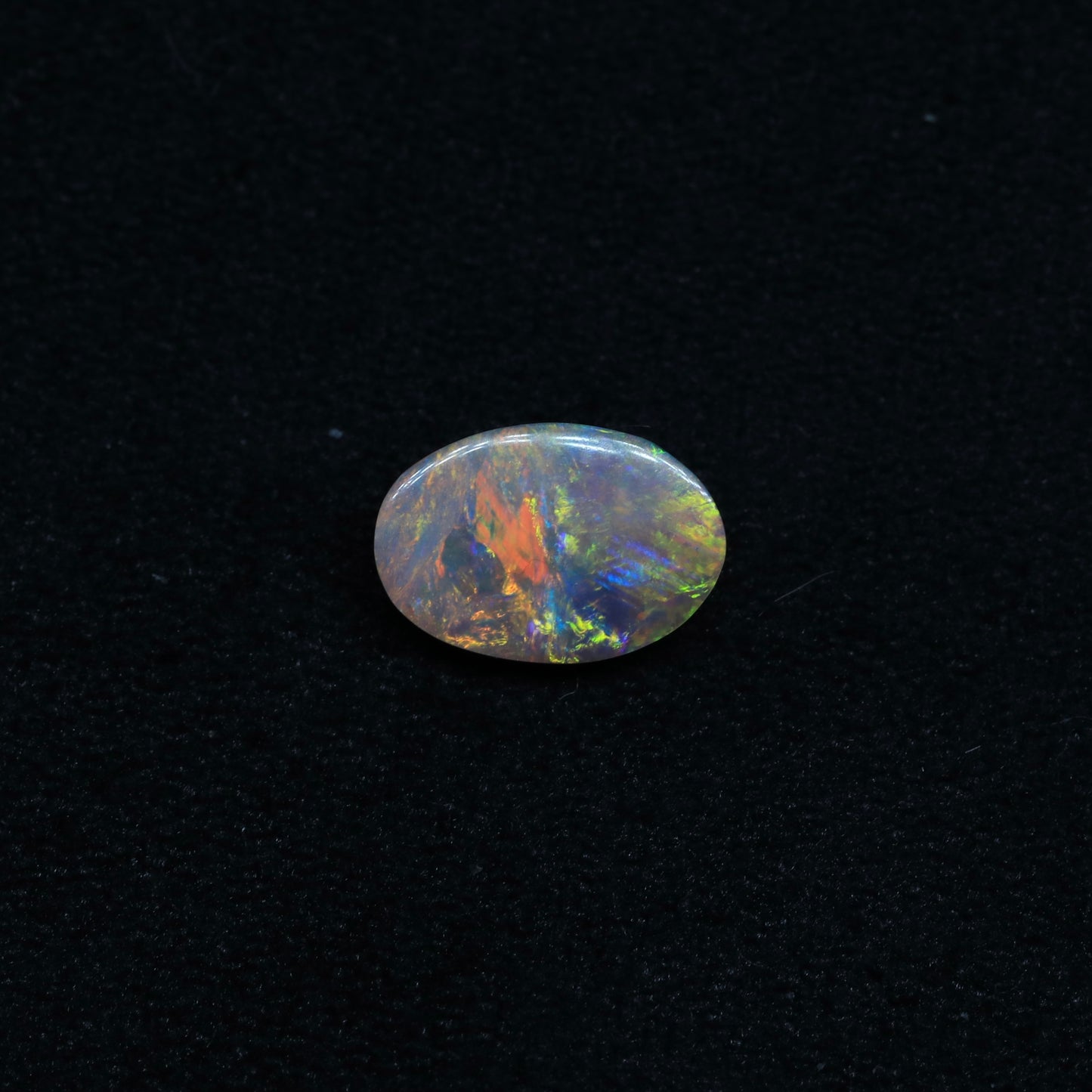 Dark Opal From Lightning Ridge, Australia