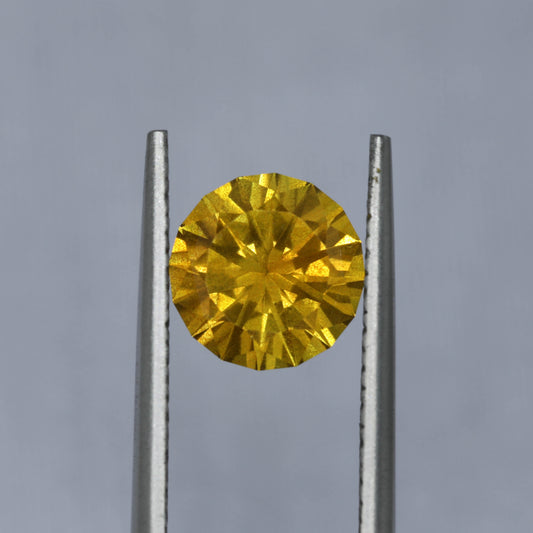Unheated Orange Sunburst Sapphire From Umba, Tanzania