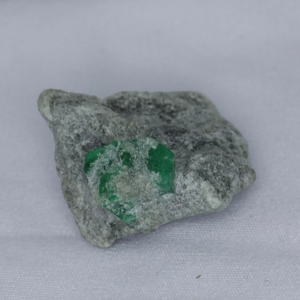 Emerald Crystals Specimen On Matrix From Swat, Pakistan