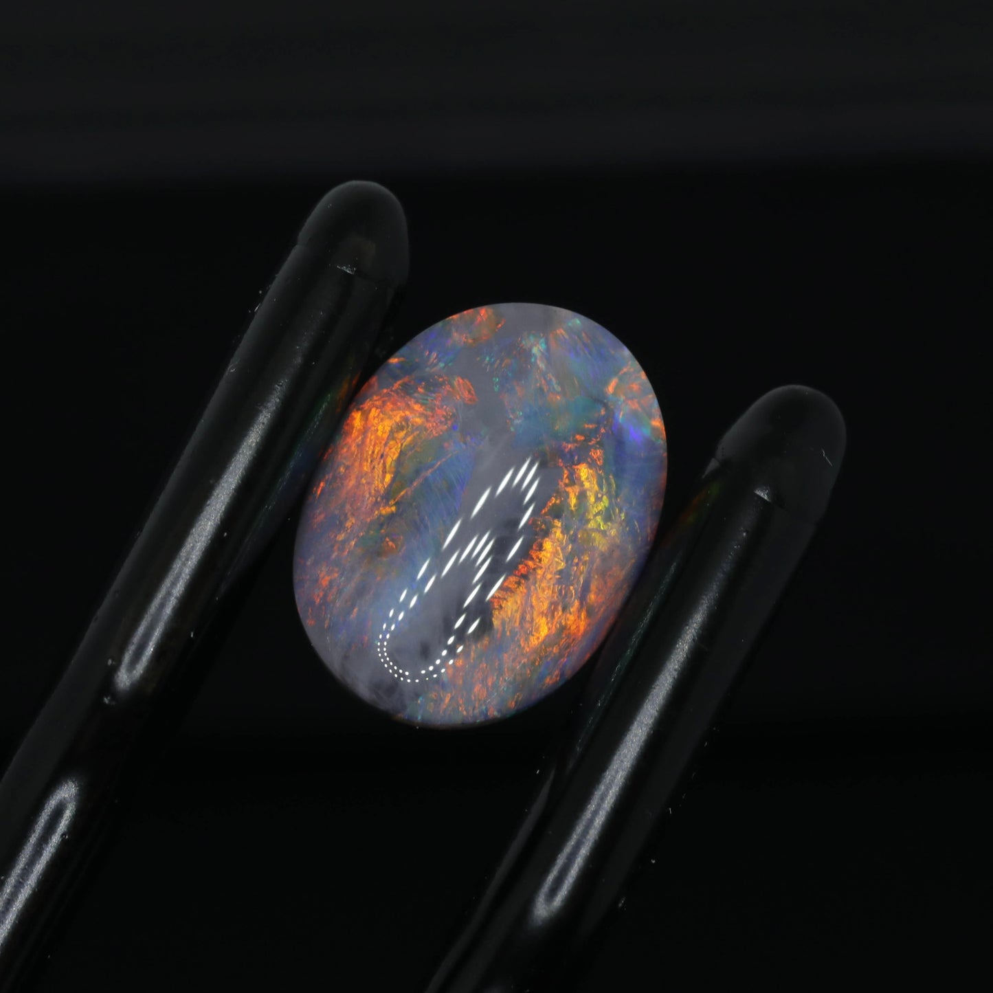 Black Opal From Lightning Ridge, Australia