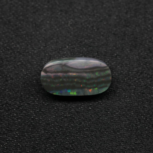 Semi Black Opal From Mintabie, Australia