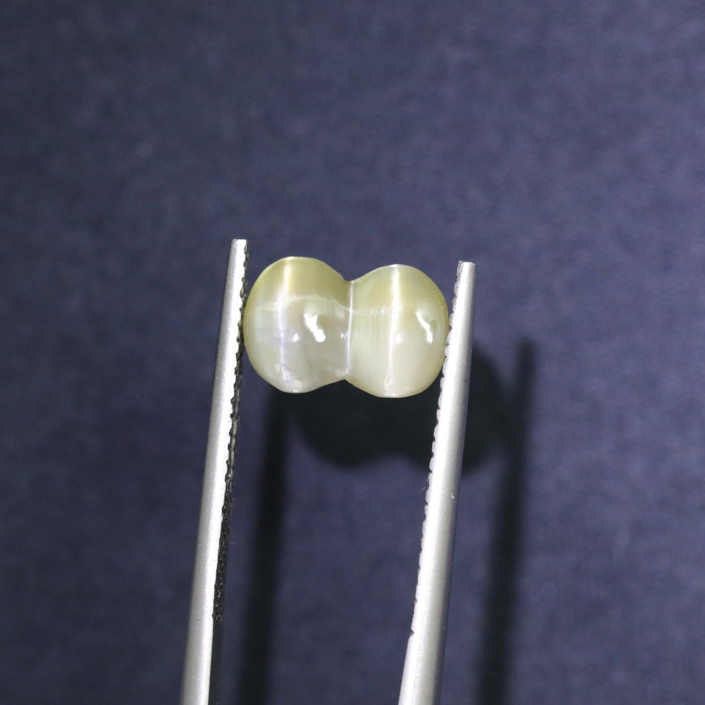 Yellow Twin Cat's Eye Chrysoberyl From Sri-Lanka