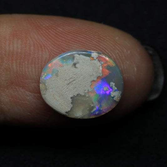 White Opal From Lightning Ridge, Australia