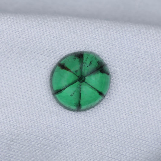 Glowing Green Trapiche Emerald from Muzo