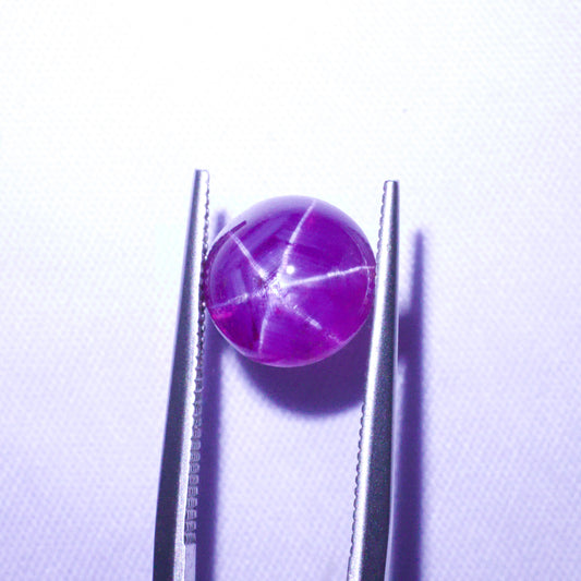 Natural Hot Pink/Purple Trapiche Star Sapphire From Sri-Lanka