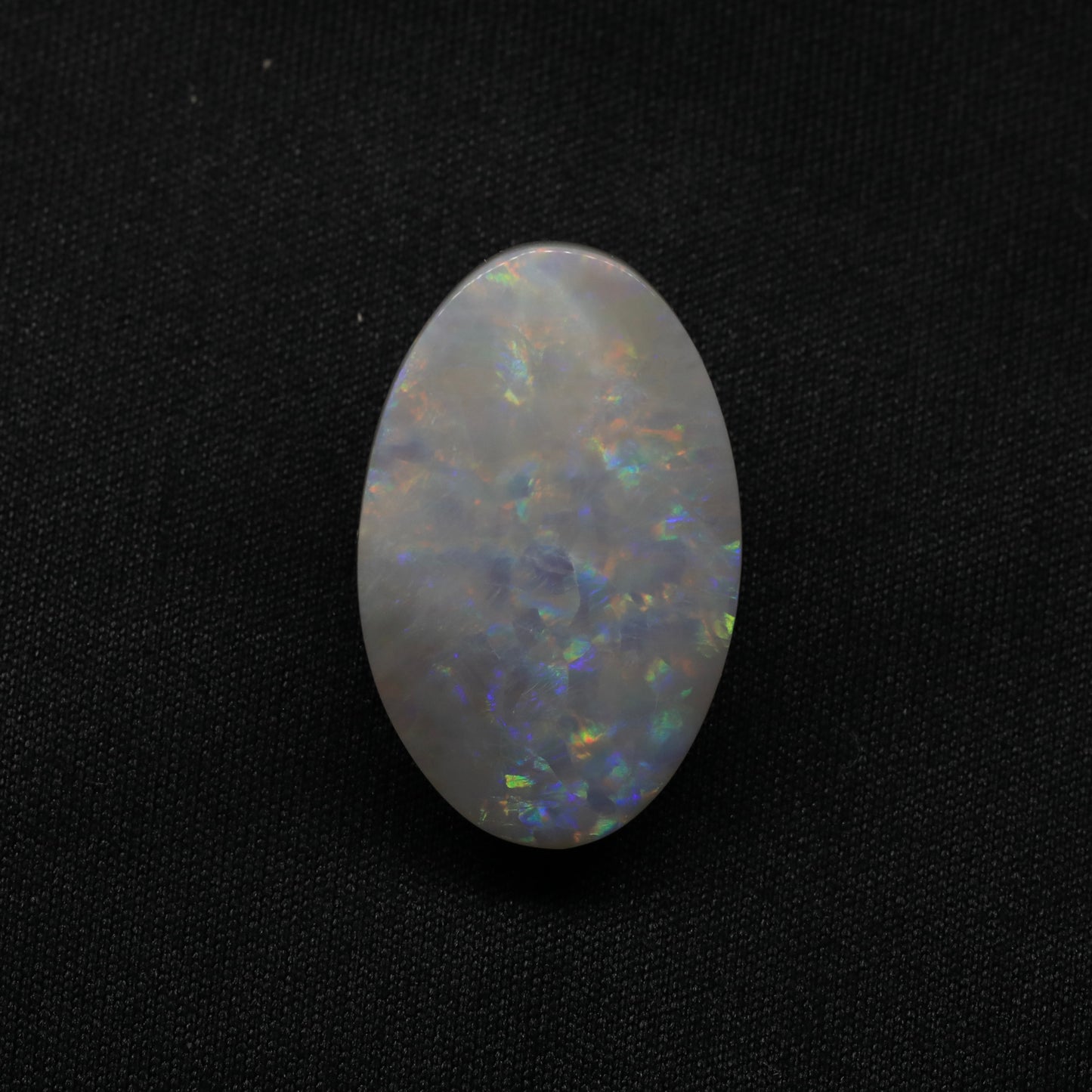 Large Dark Opal with Ribbon Pattern from Lightning Ridge, Australia