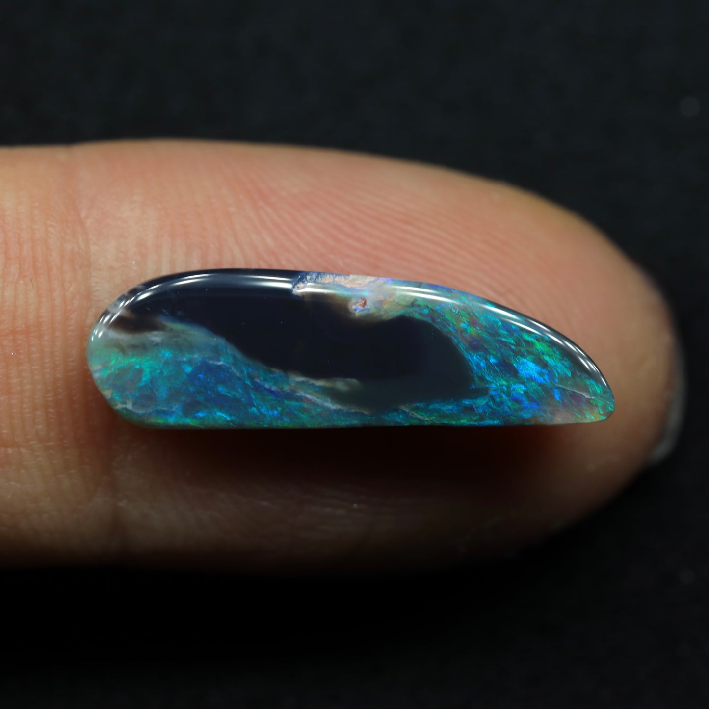 Black Opal From Lightning Ridge, Australia