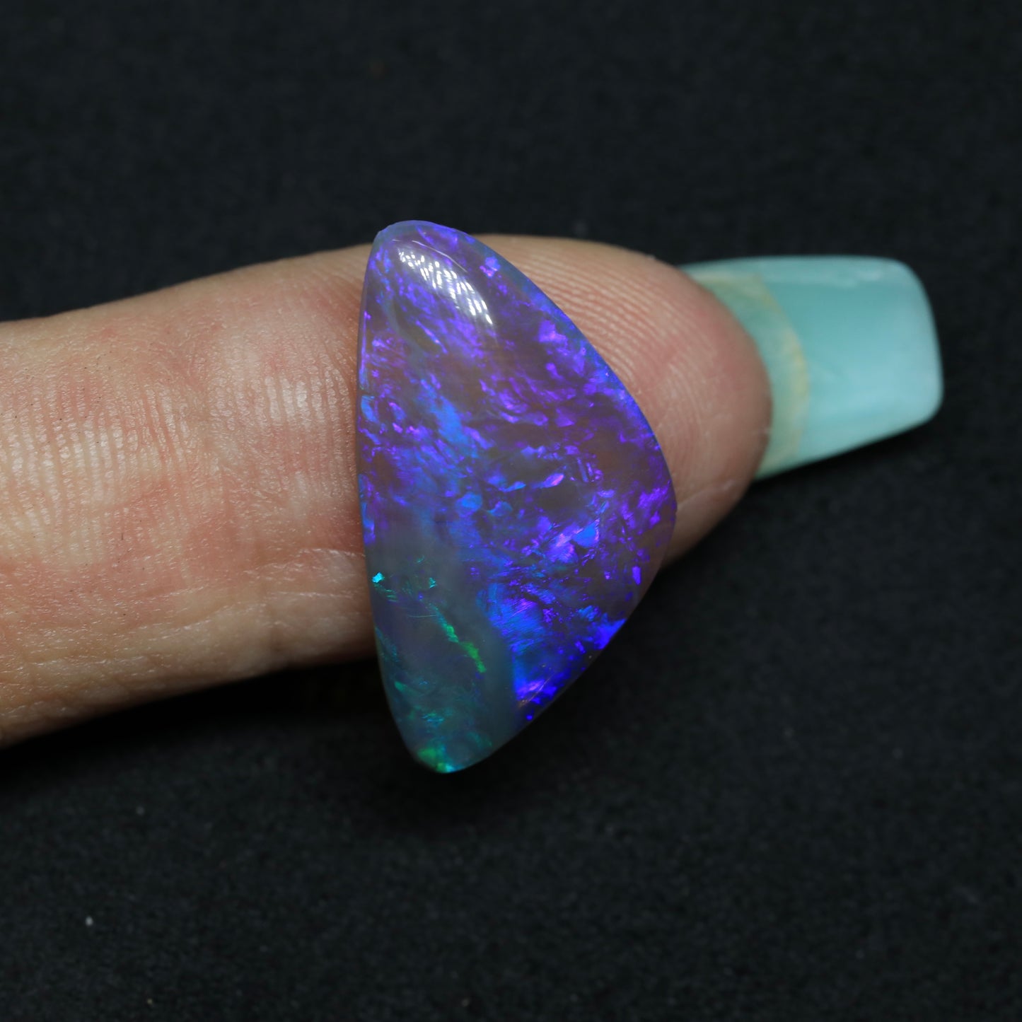 Black Crystal Opal From Lightning Ridge, Australia