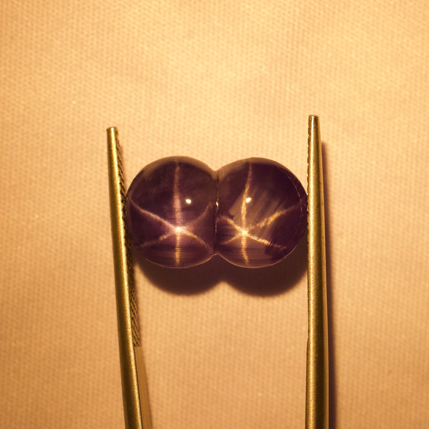 Unique Royal-Blue to Purple/Red Color Change Twin Star Sapphire From Sri-Lanka