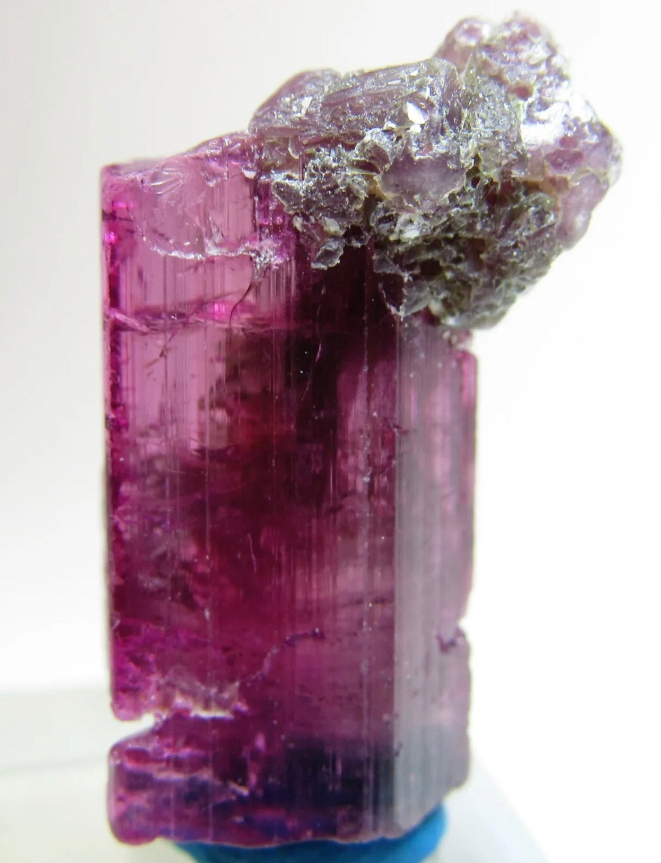 Mesmerizing Rubellite Tourmaline Gem Crystal With Lepidolite From Brazil