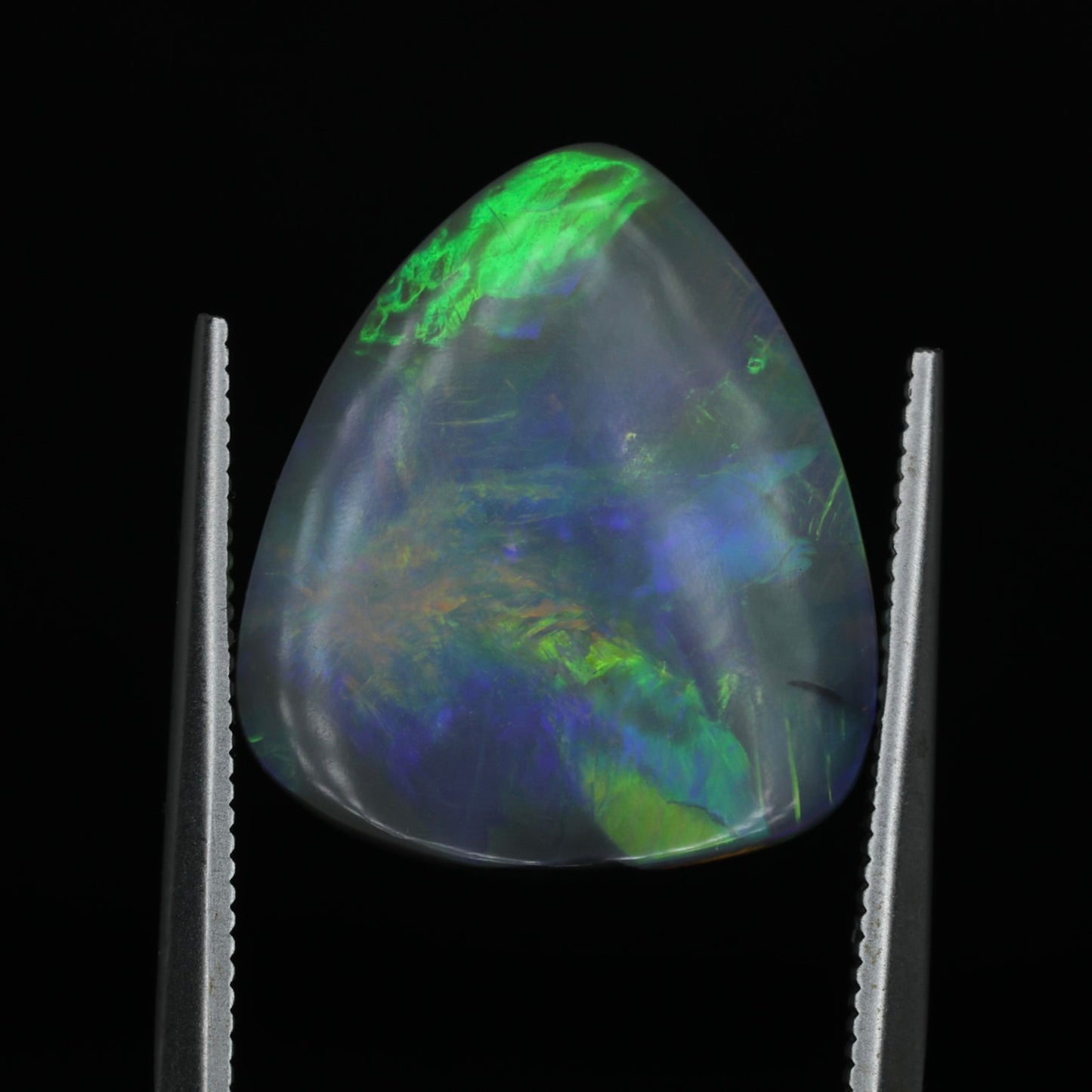 Semi Black Opal From Lightning Ridge, Australia