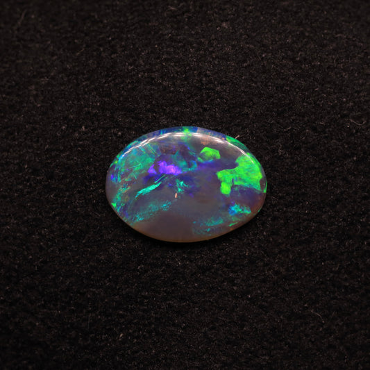 Black Crystal Opal From Lightning Ridge, Australia