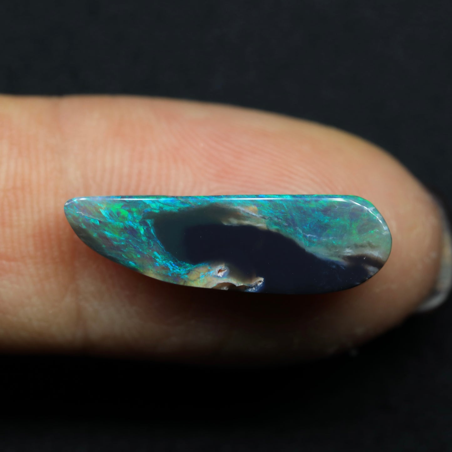Black Opal From Lightning Ridge, Australia