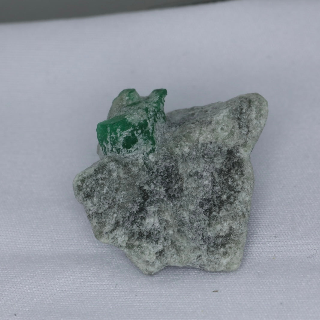 Emerald Crystals Specimen On Matrix From Swat, Pakistan