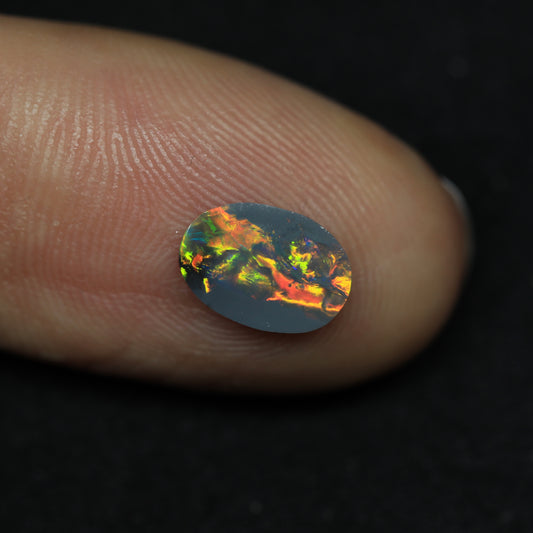 Black Opal From Lightning Ridge, Australia