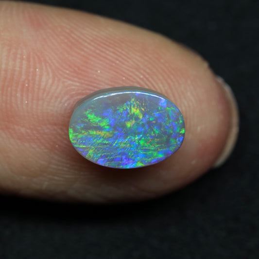 Dark Opal From Lightning Ridge, Australia