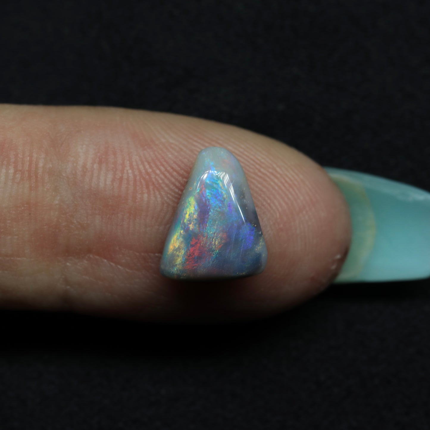 Dark Opal From Lightning Ridge, Australia