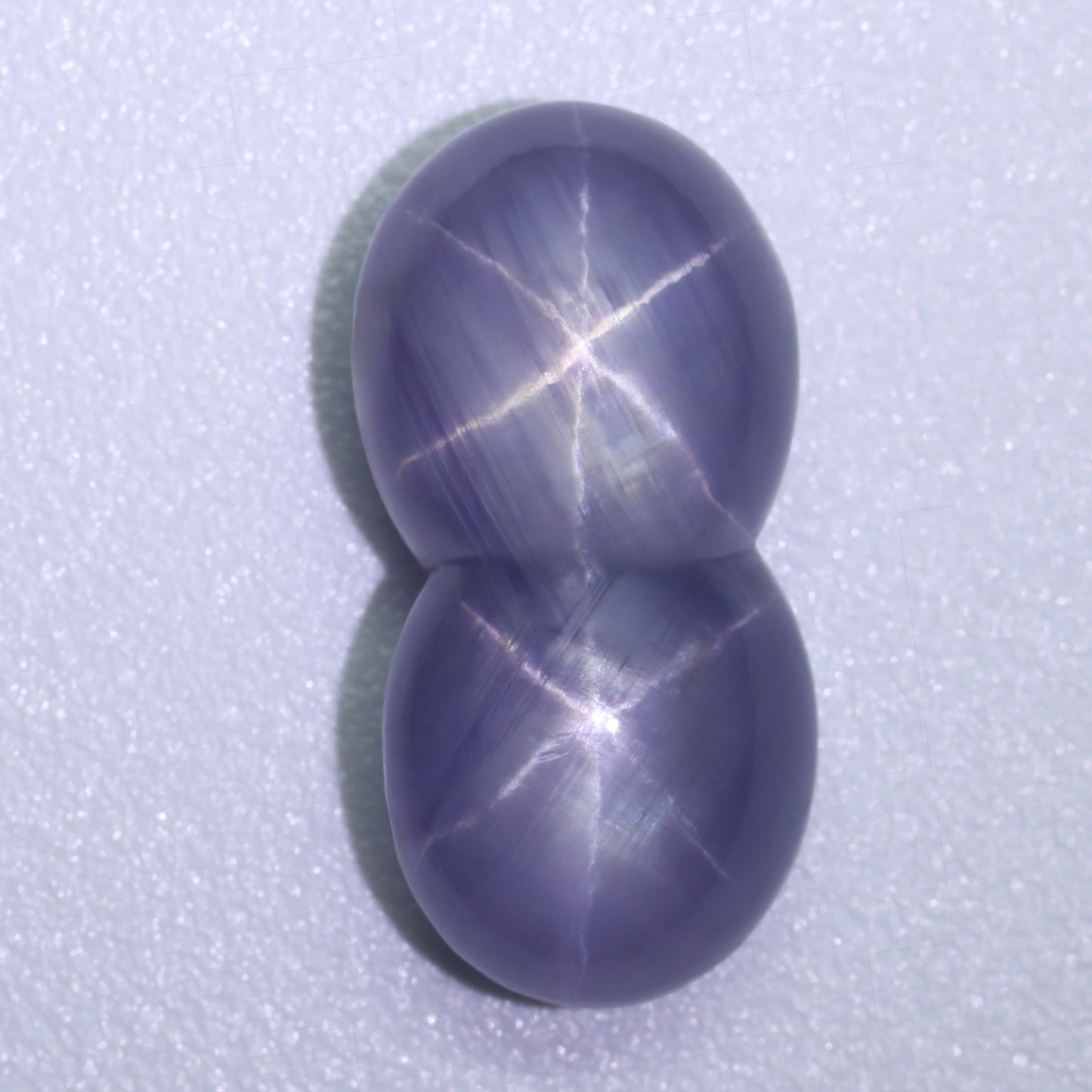 Unique Violet “Lavender” Twin Star Sapphire From Sri Lanka