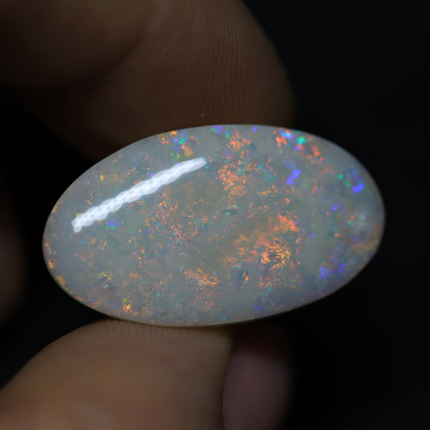 White Opal Double Sided from Coober Pedy, Australia
