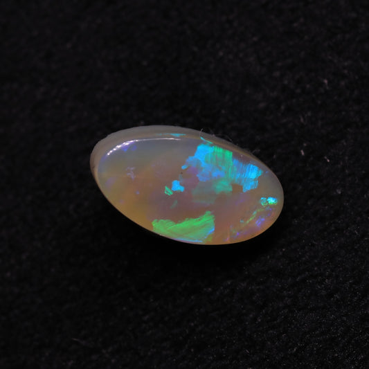 Dark Crystal Opal From Lightning Ridge, Australia