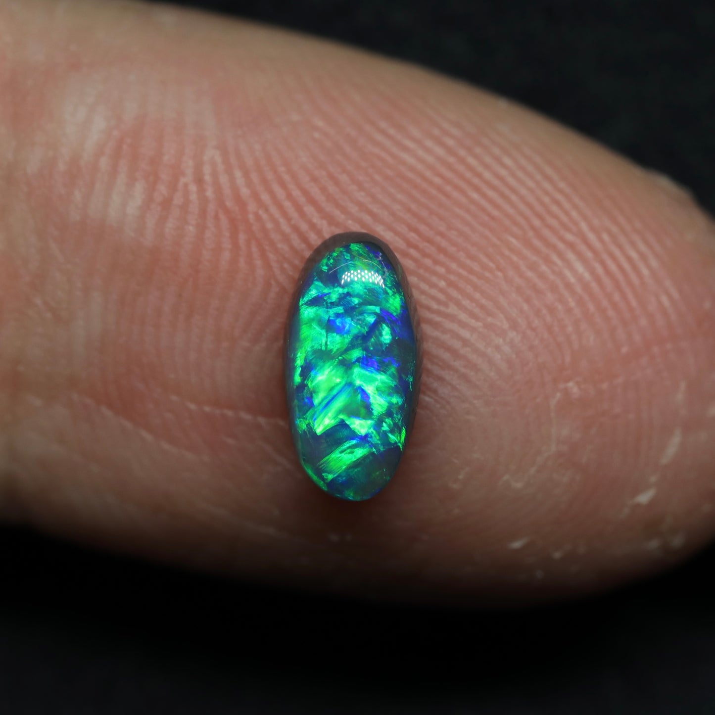 Black Opal From Lightning Ridge, Australia