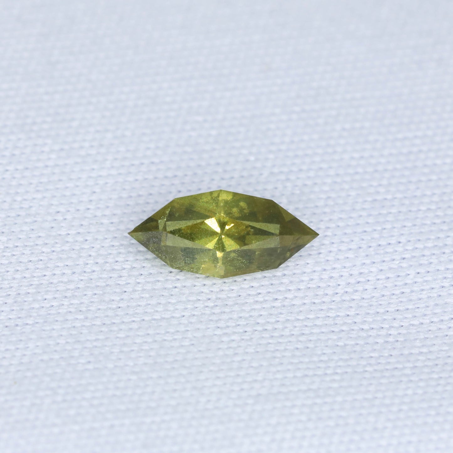 Unheated Yellow Sapphire “Rainbow Inclusion” From Umba, Tanzania