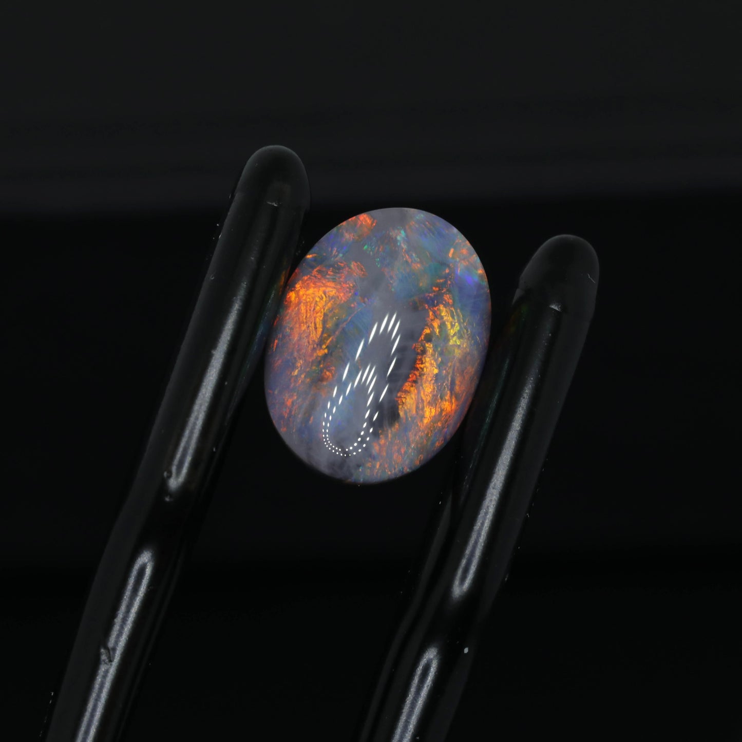 Black Opal From Lightning Ridge, Australia