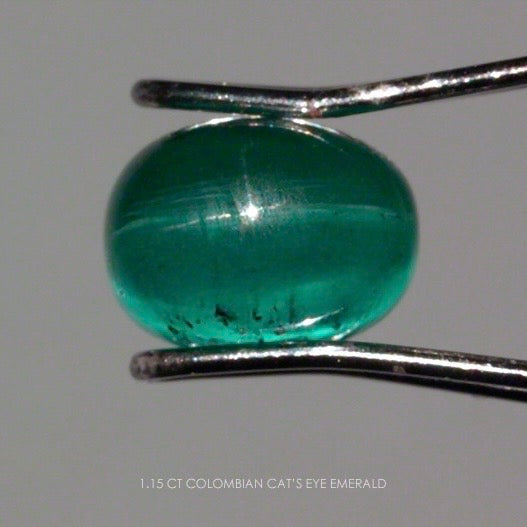 Emerald Cats Eye From Cosquez, Colombia