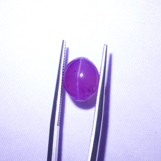 Natural Pink/Purple Cat’s Eye Sapphire From Sri-Lanka