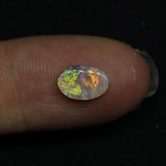 Dark Opal From Lightning Ridge, Australia