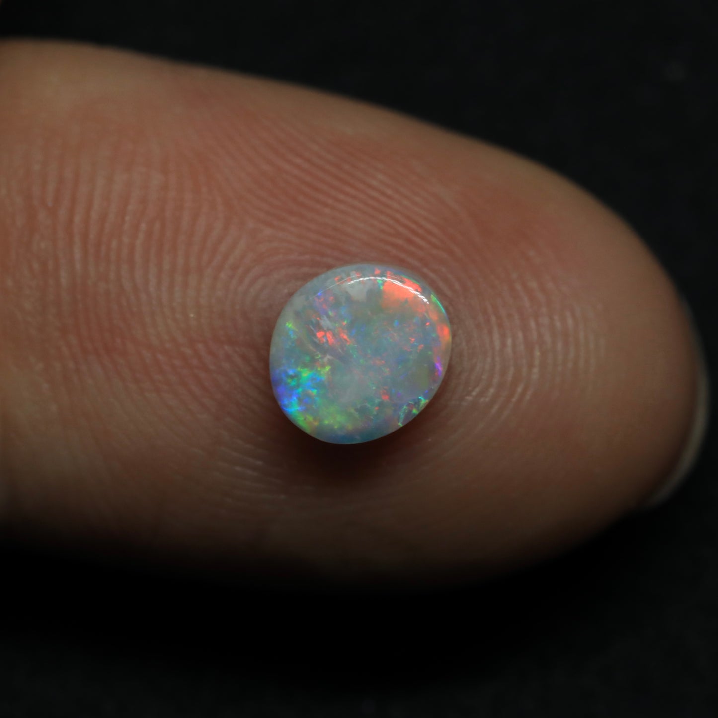 White Opal From Lightning Ridge, Australia