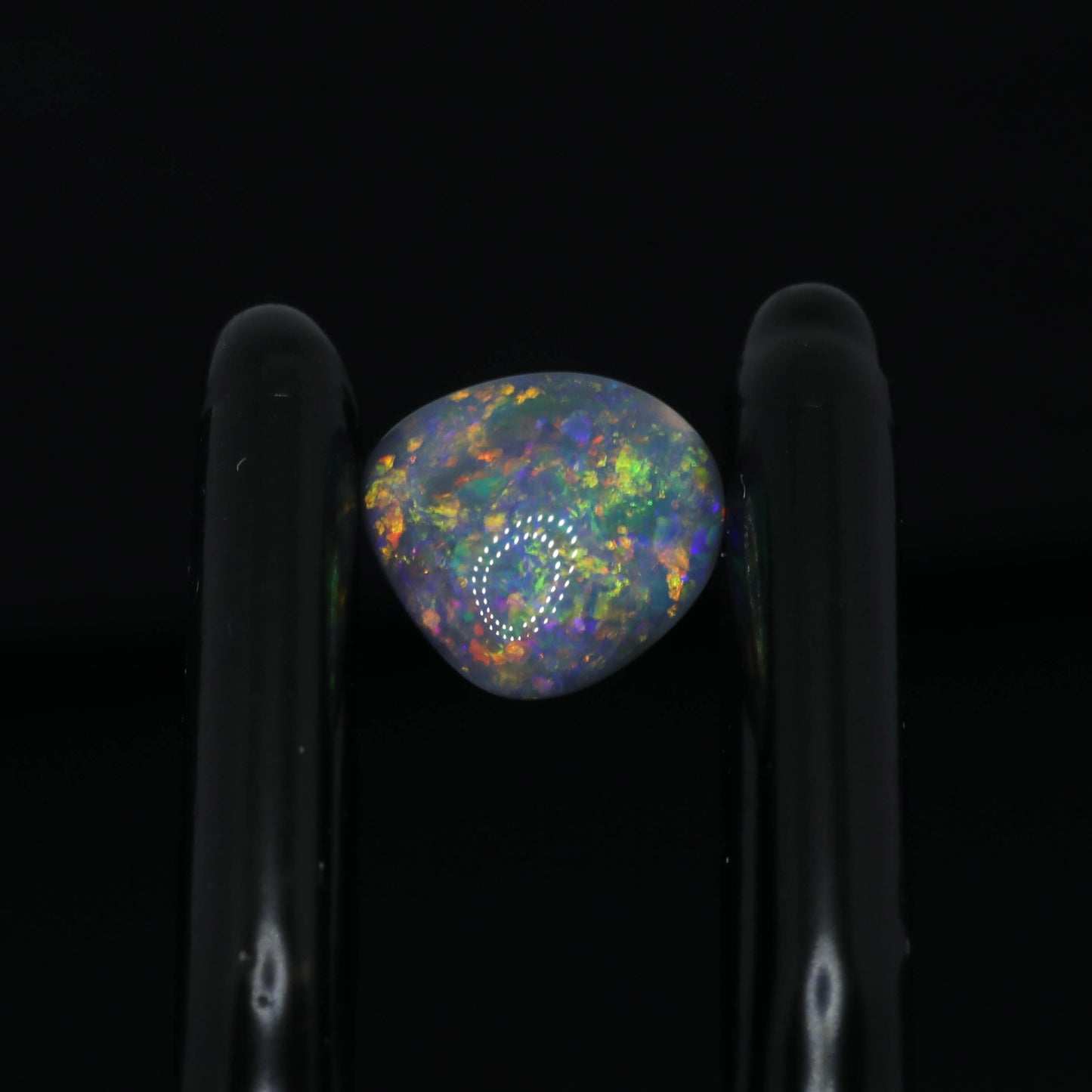Unique Black Opal From Lightning Ridge, Australia