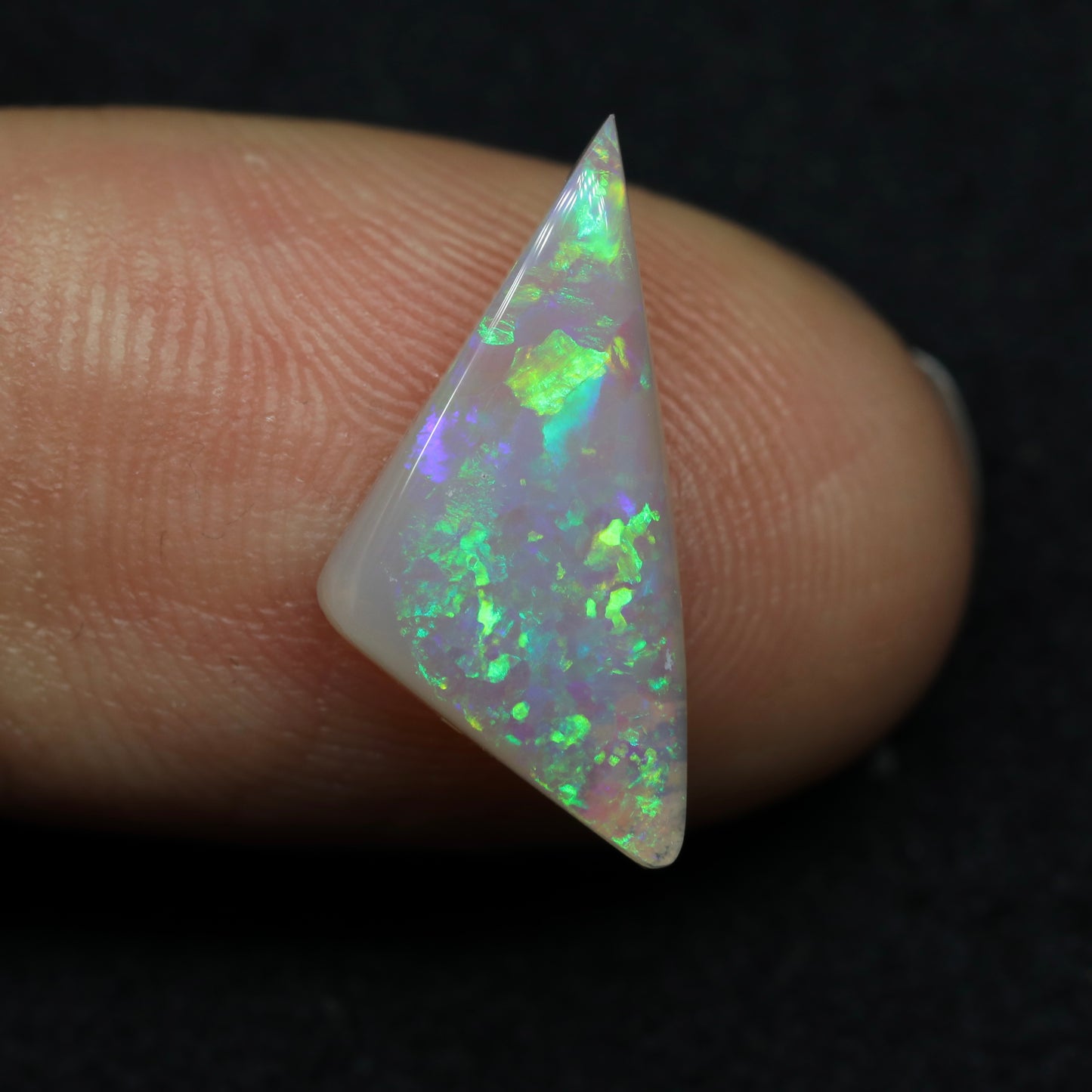 White Opal From Lightning Ridge, Australia