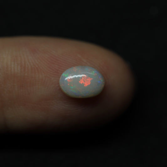 White Opal From Lightning Ridge, Australia