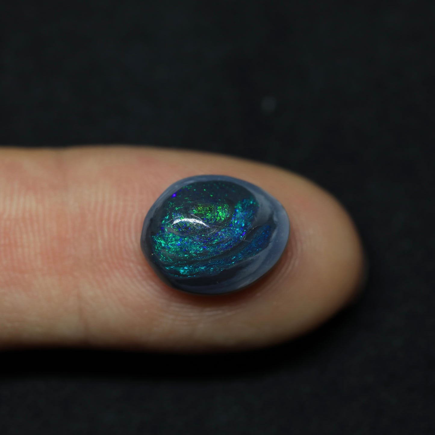 Black Opal From Lightning Ridge, Australia