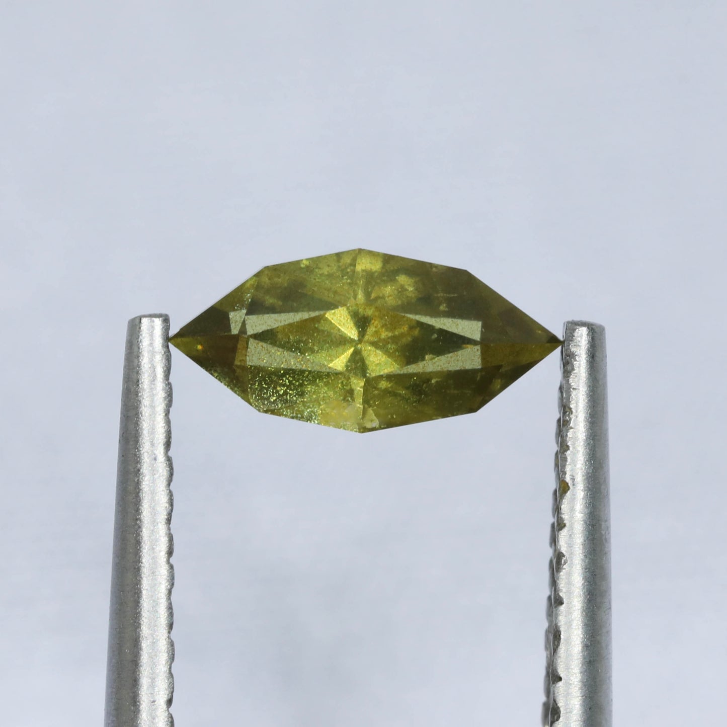Unheated Yellow Sapphire “Rainbow Inclusion” From Umba, Tanzania