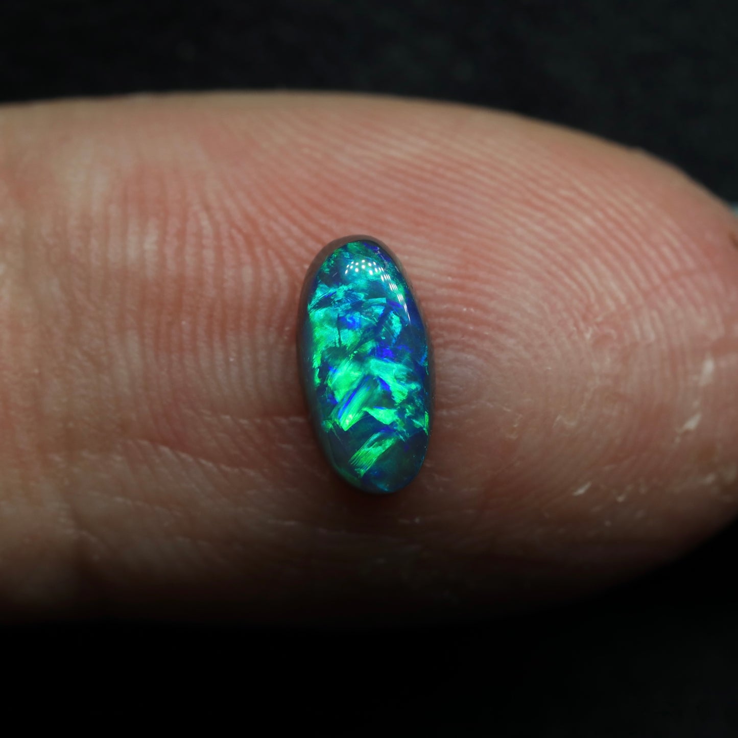 Black Opal From Lightning Ridge, Australia