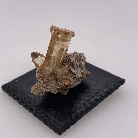 Topaz Specimen On Matrix From San Felipe Mine, Guanajuato, Mexico