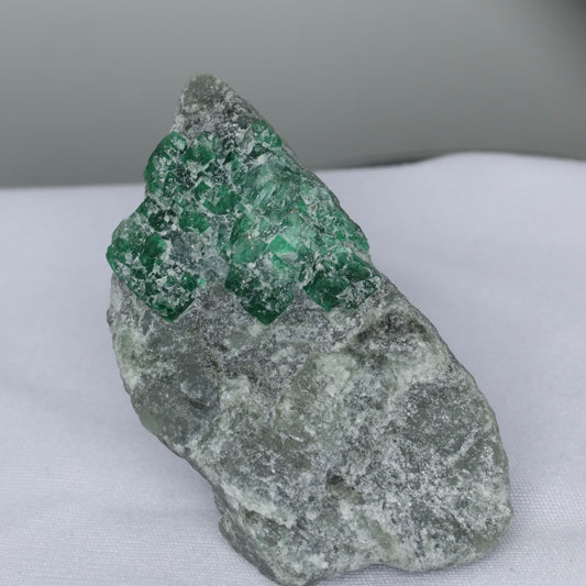 Emerald Crystals Specimen On Matrix From Swat, Pakistan